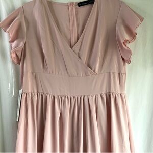 NWT Luxedo Dusty Rose Maxi Dress